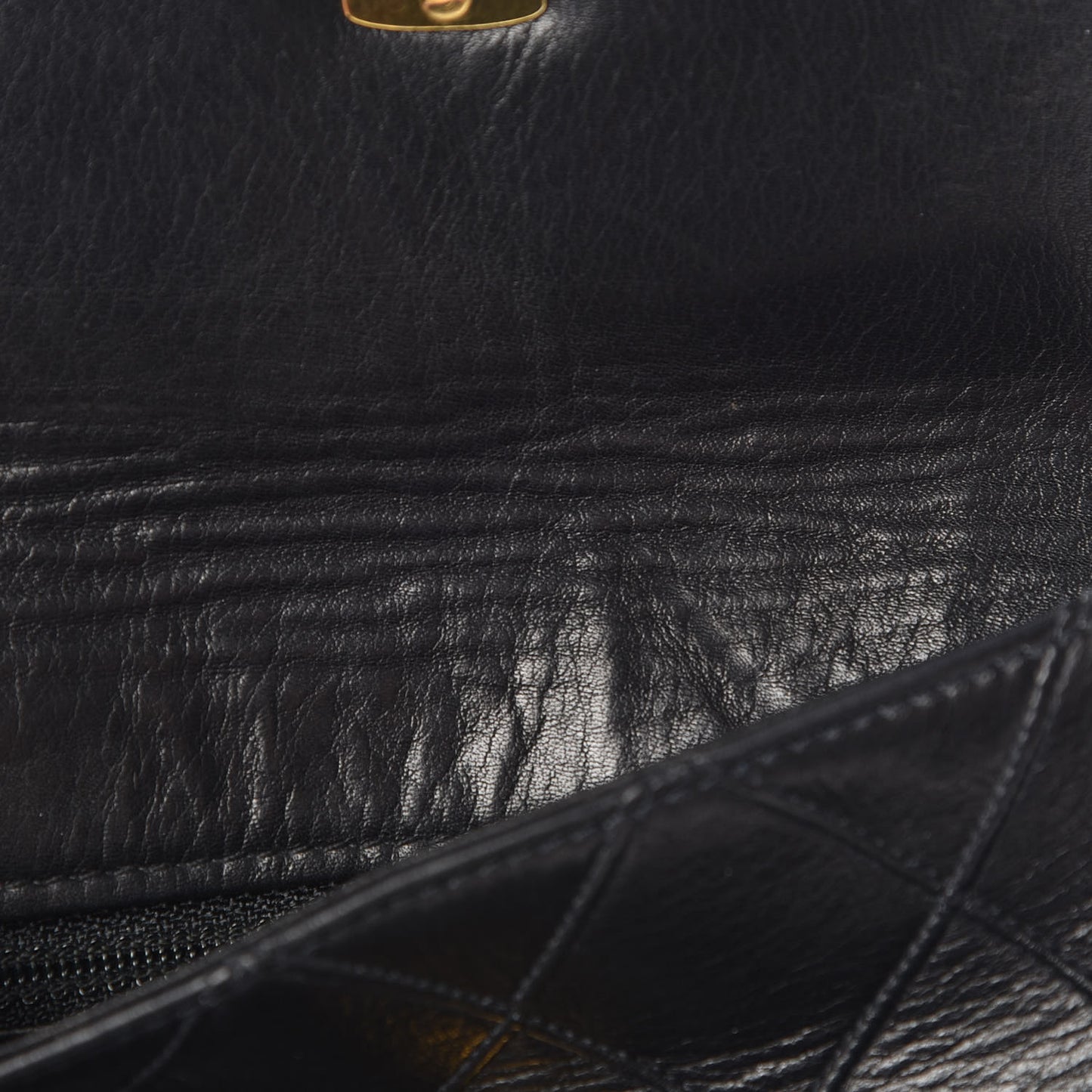 Lambskin Diamond Stitched Flap Waist Belt Bag 70 28 Black