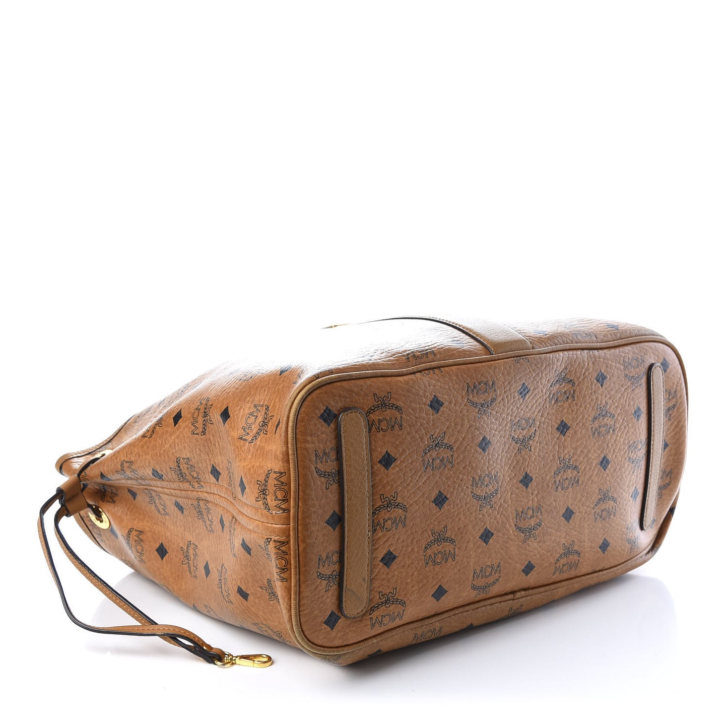 Visetos Medium Liz Reversible Shopper Tote Cognac