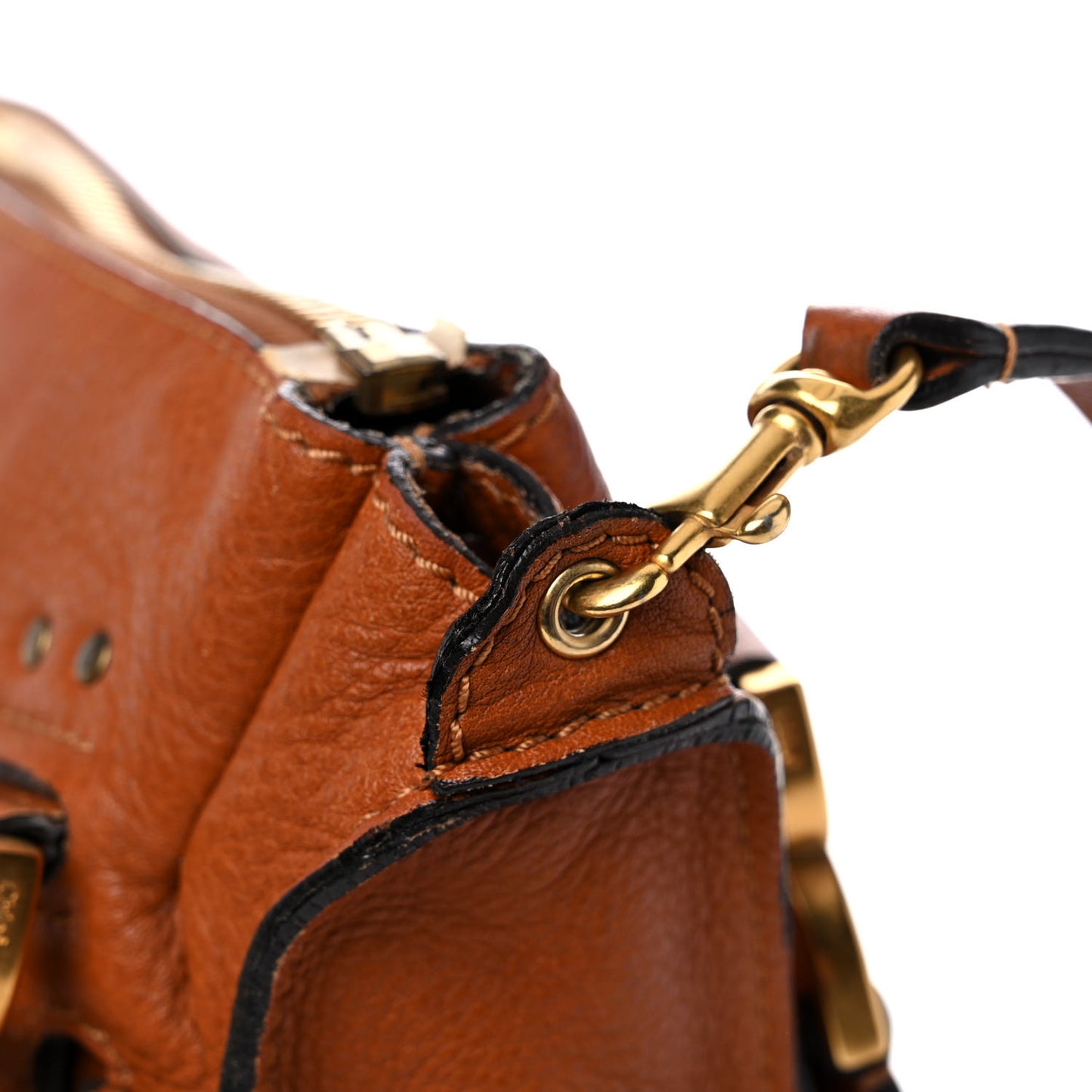 Calfskin Medium Marcie Satchel Tan