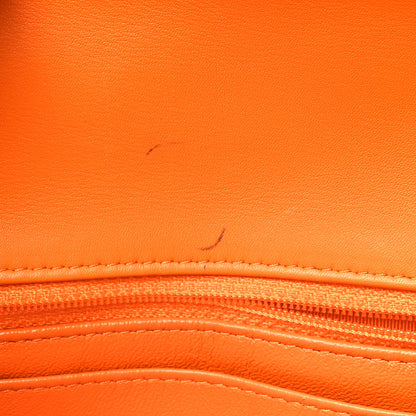 Chanel Patent Quilted Mini Rectangular Flap Orange 11 of 13