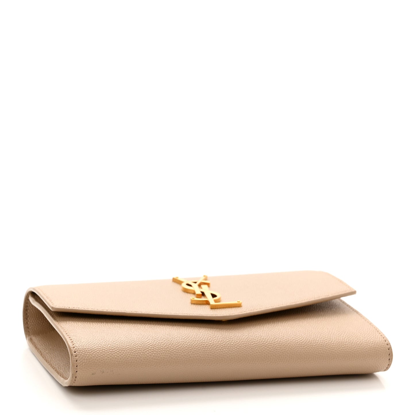 Grain De Poudre Monogram Uptown Chain Wallet Dark Beige