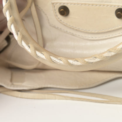 Balenciaga Agneau Classic Hardware Box Bag White 16 of 17