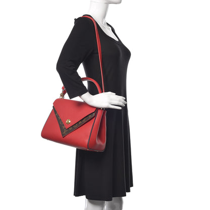 Louis Vuitton Grained Calfskin Monogram Double V Rubis 4 of 11