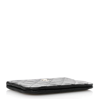 Chanel Caviar Quilted Small Cosmetic Case Black 4 of 7