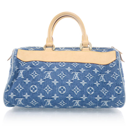 Louis Vuitton Monogram Denim Neo Speedy Blue 3 of 10
