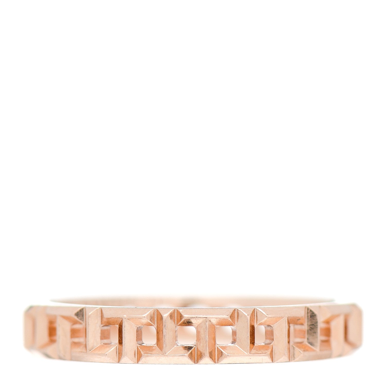 Tiffany 18K Rose Gold Narrow T True Ring 56 7.5 1 of 4