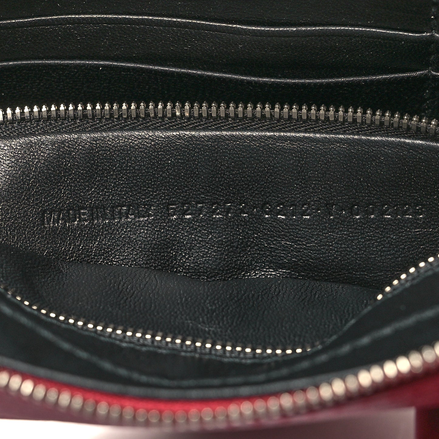 Calfskin XS Triangle Chain Duffle Rouge Grenat