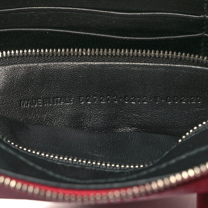 Balenciaga Calfskin XS Triangle Chain Duffle Rouge Grenat 7 of 14