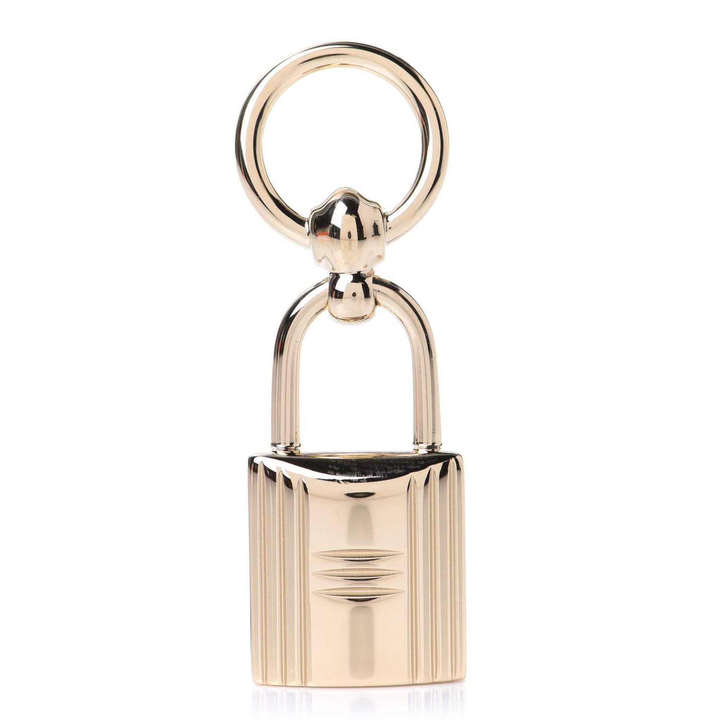 Permabrass Mini Loop Charms Cadenas Scarf Ring Gold