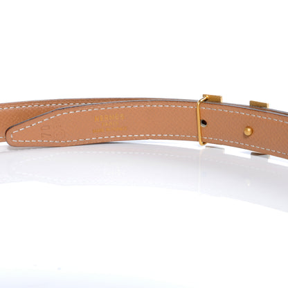 Hermes Box Courchevel Reversible Constance 18mm H Belt Noir Gold 70 4 of 7
