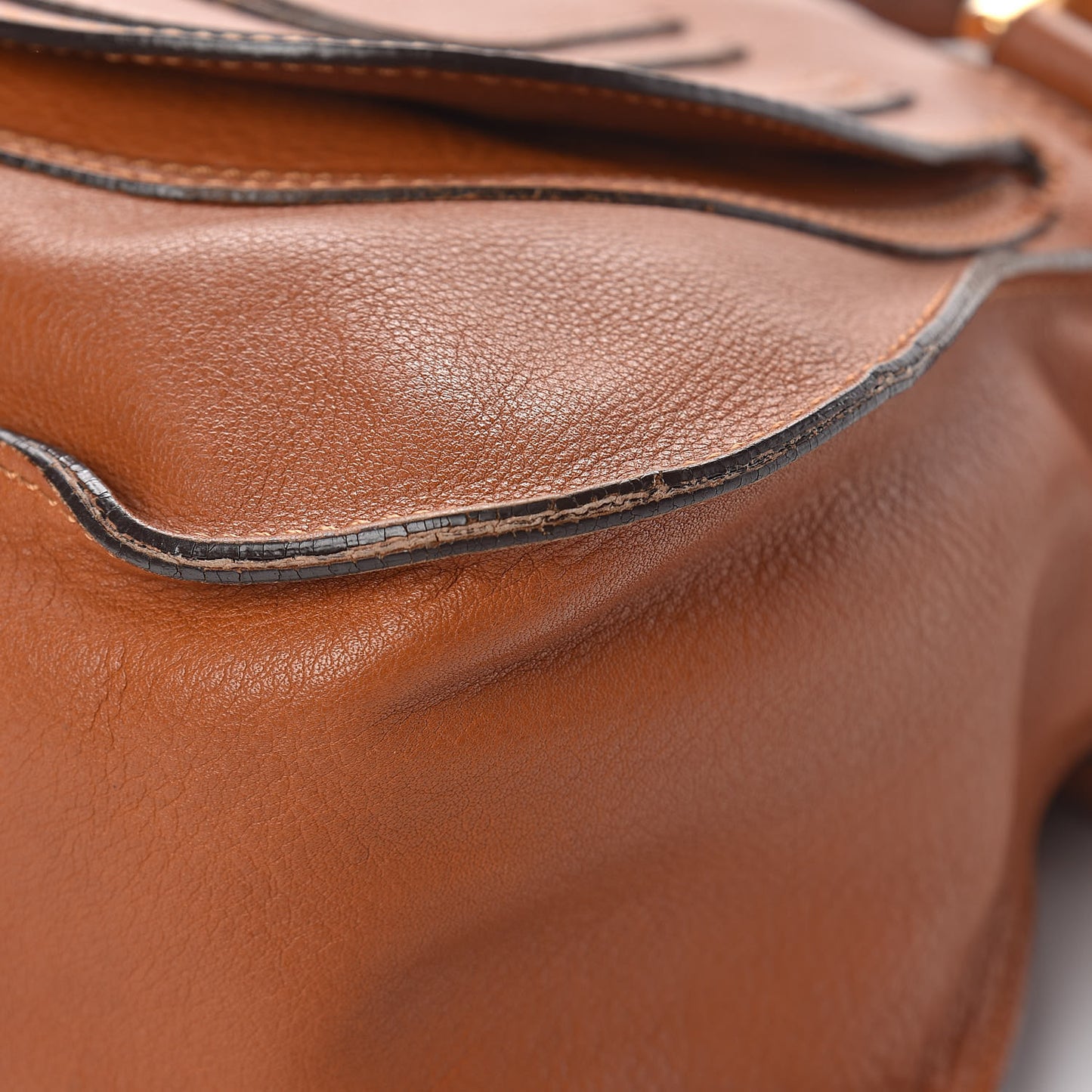 Calfskin Medium Marcie Satchel Tan