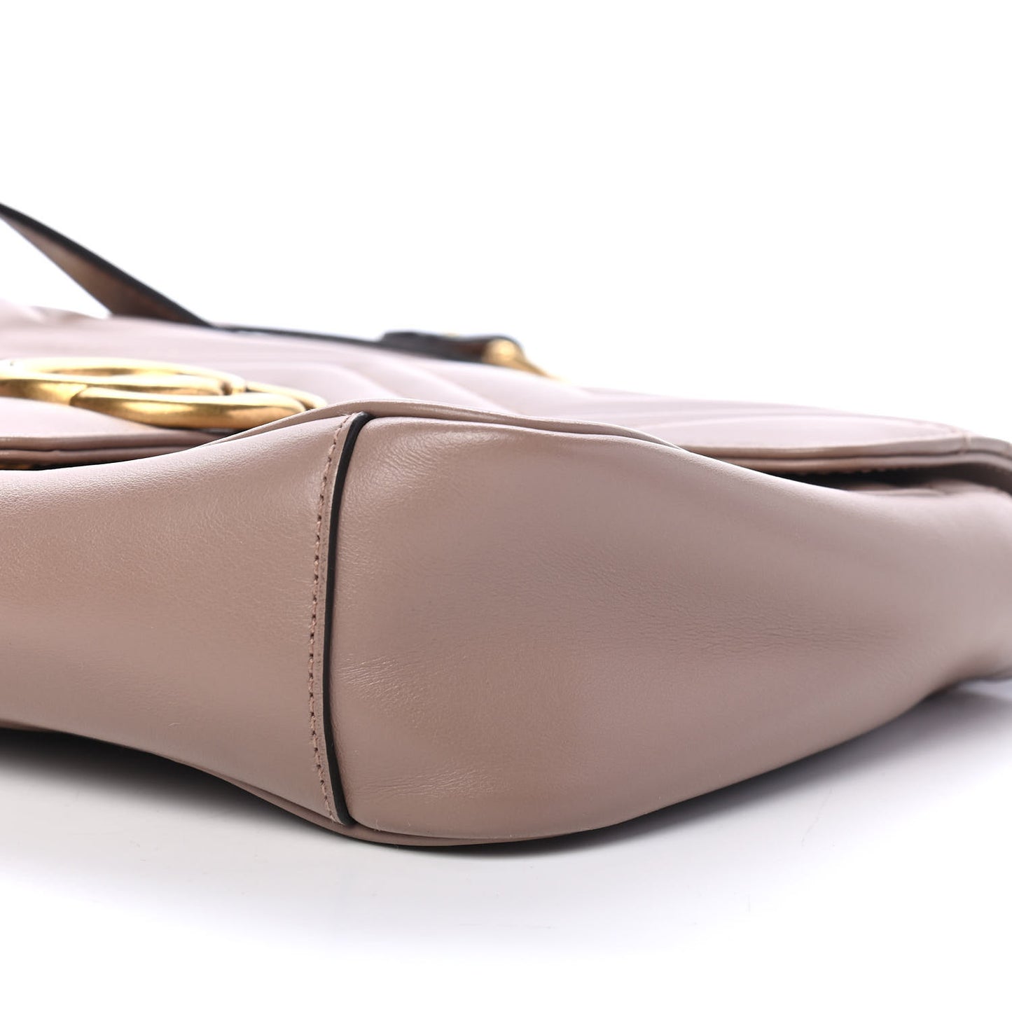 Calfskin Matelasse Small GG Marmont Shoulder Bag Porcelain Rose