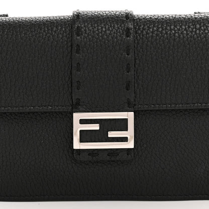 Fendi Cuoio Romano Selleria Baguette Belt Pouch Black 8 of 12