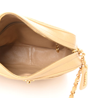 Chanel Caviar Quilted Camera Case Beige 5 of 15