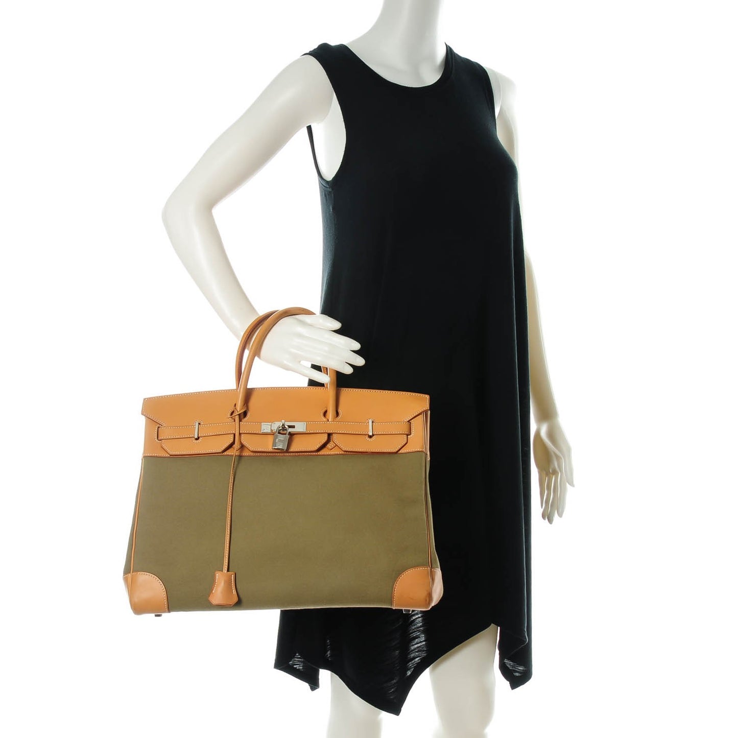 Natural Barenia Toile Birkin 40