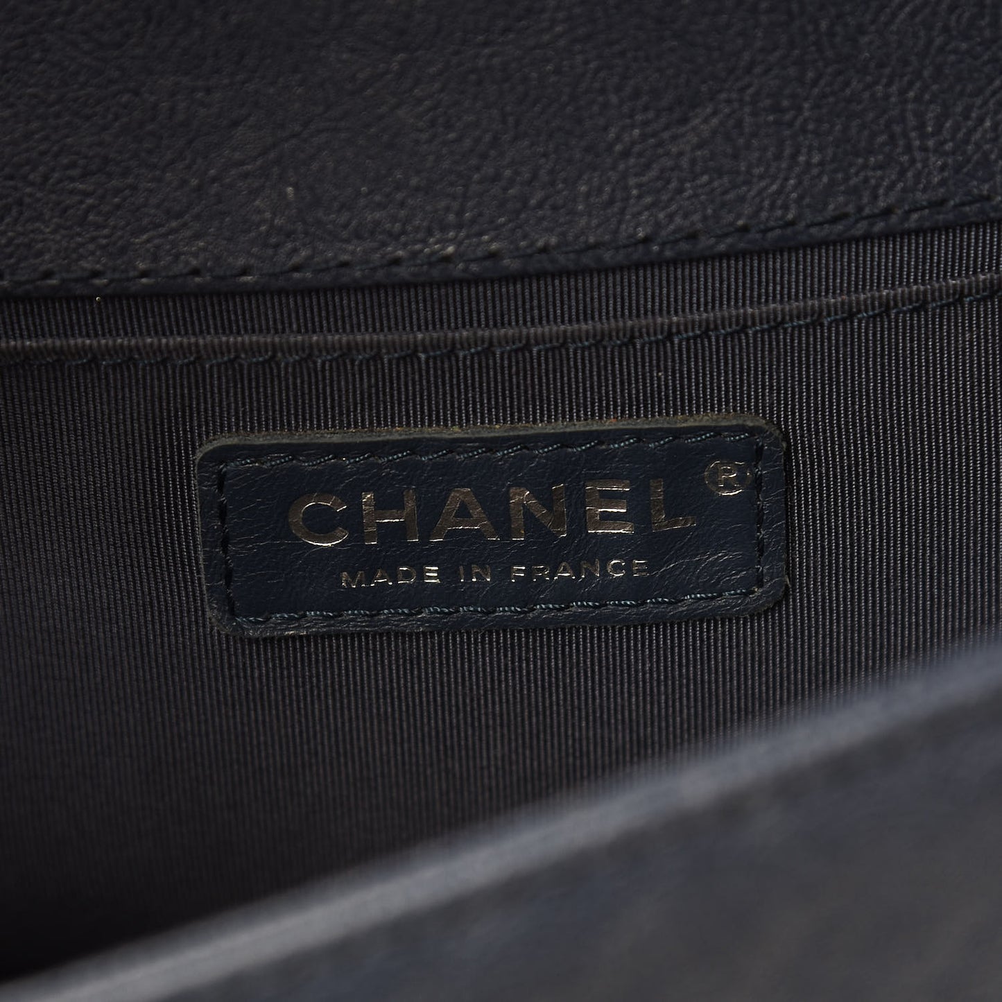 Calfskin Quilted Medium Top Handle Boy Flap Blue