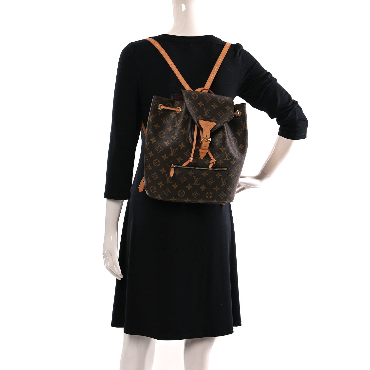 Louis Vuitton Monogram Montsouris NM Backpack 2 of 8
