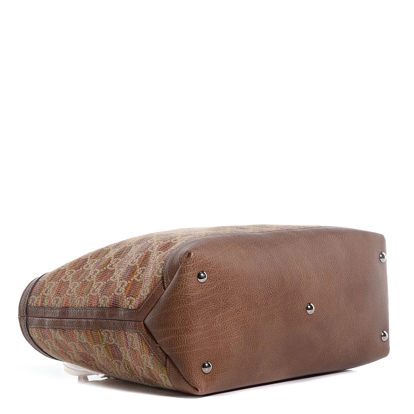 Straw Libeccio Monogram Large Sunset Tote Multicolor