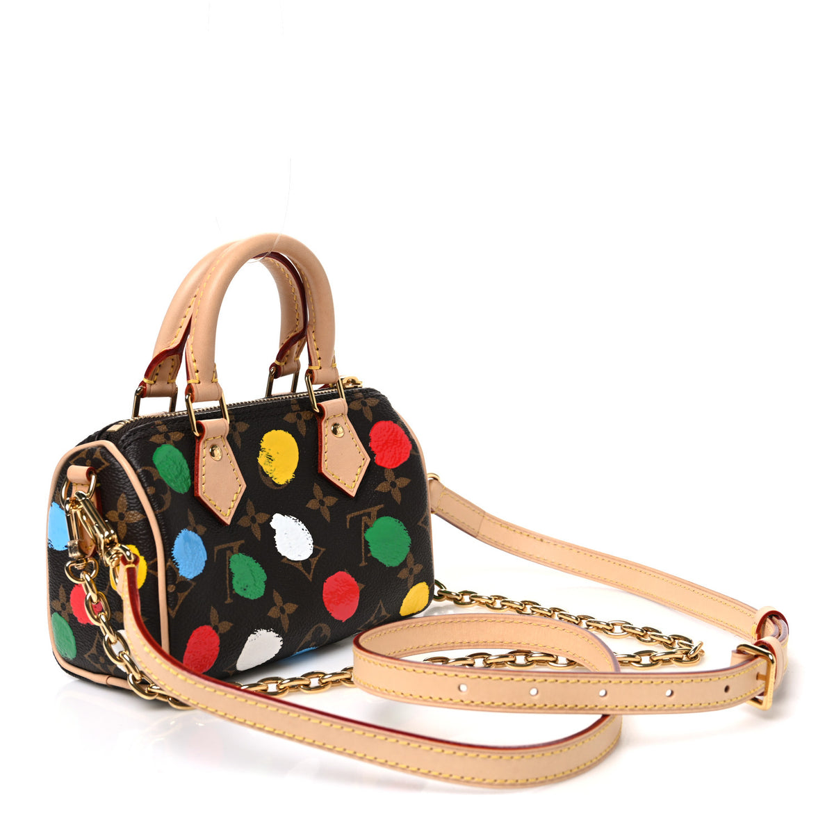 LV X YK Monogram Nano Speedy