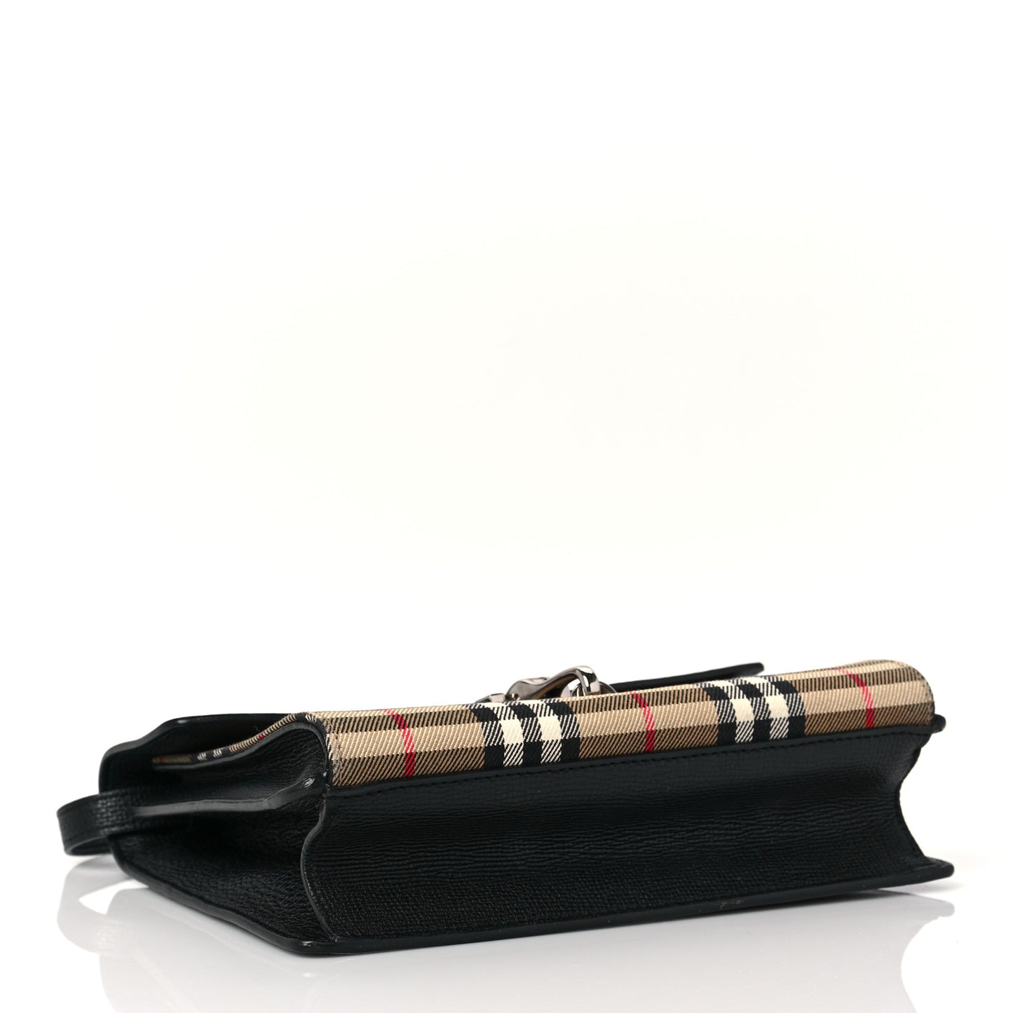 Derby Calfskin Vintage Check Small Macken Crossbody Bag Black