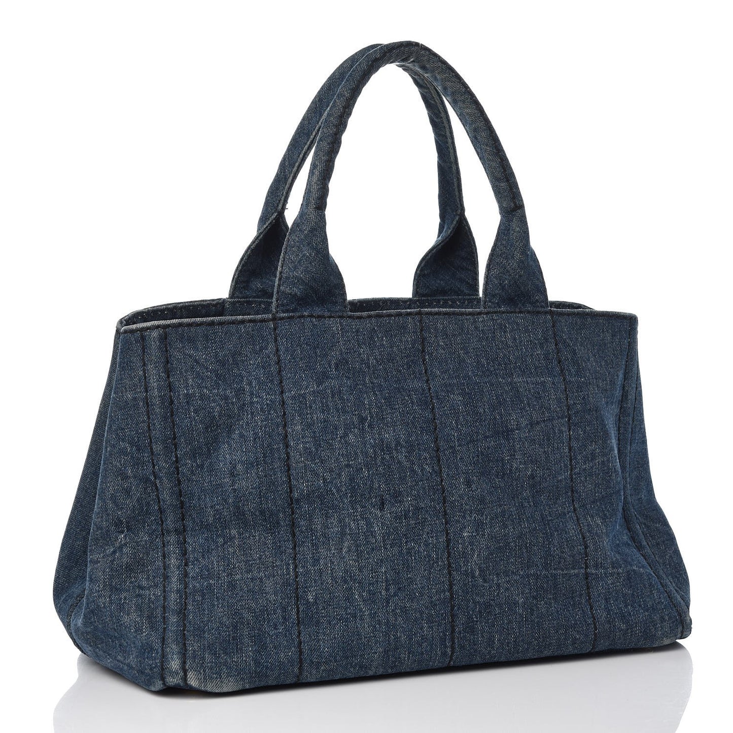 Denim Logo Tote
