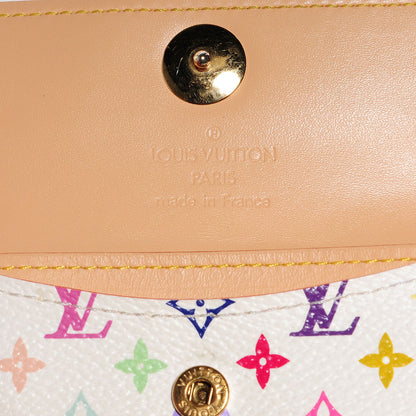 Louis Vuitton Monogram Multicolor Buisness Card Holder White 5 of 7