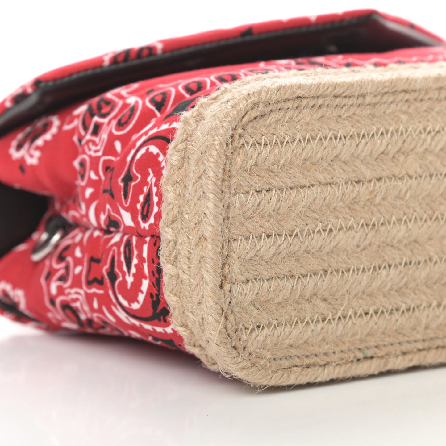 Cotton Bandana Y Quilted Monogram Toy Loulou Crossbody Bag Red