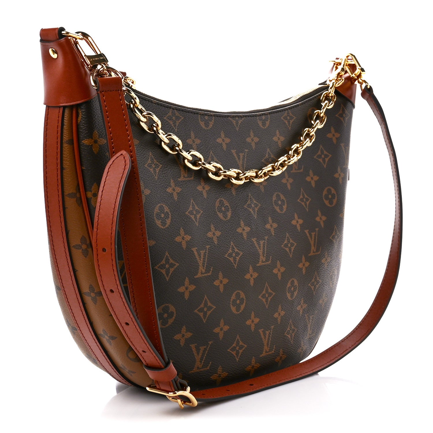 Louis Vuitton Reverse Monogram Loop Hobo 4 of 10