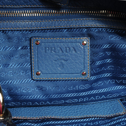 Prada Vitello Daino Hobo Cobalto 6 of 9
