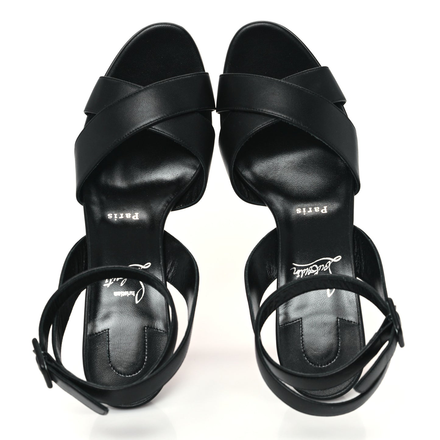 Nappa Mariza 85 Sandals 40.5 Black