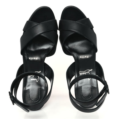 Christian Louboutin Nappa Mariza 85 Sandals 40.5 Black 2 of 10
