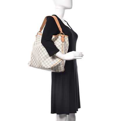 Louis Vuitton Damier Azur Delightful MM Pink 2 of 9