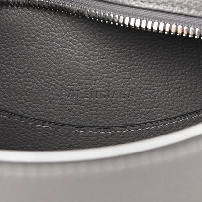 Balenciaga Grained Calfskin Neo Classic Silver Hardware Medium City Dark Grey 6 of 8