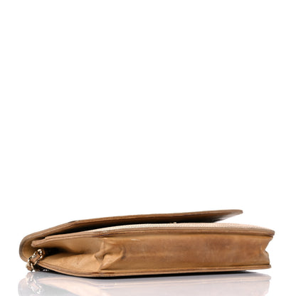 Chanel Caviar Timeless CC Wallet on Chain WOC Beige 4 of 13