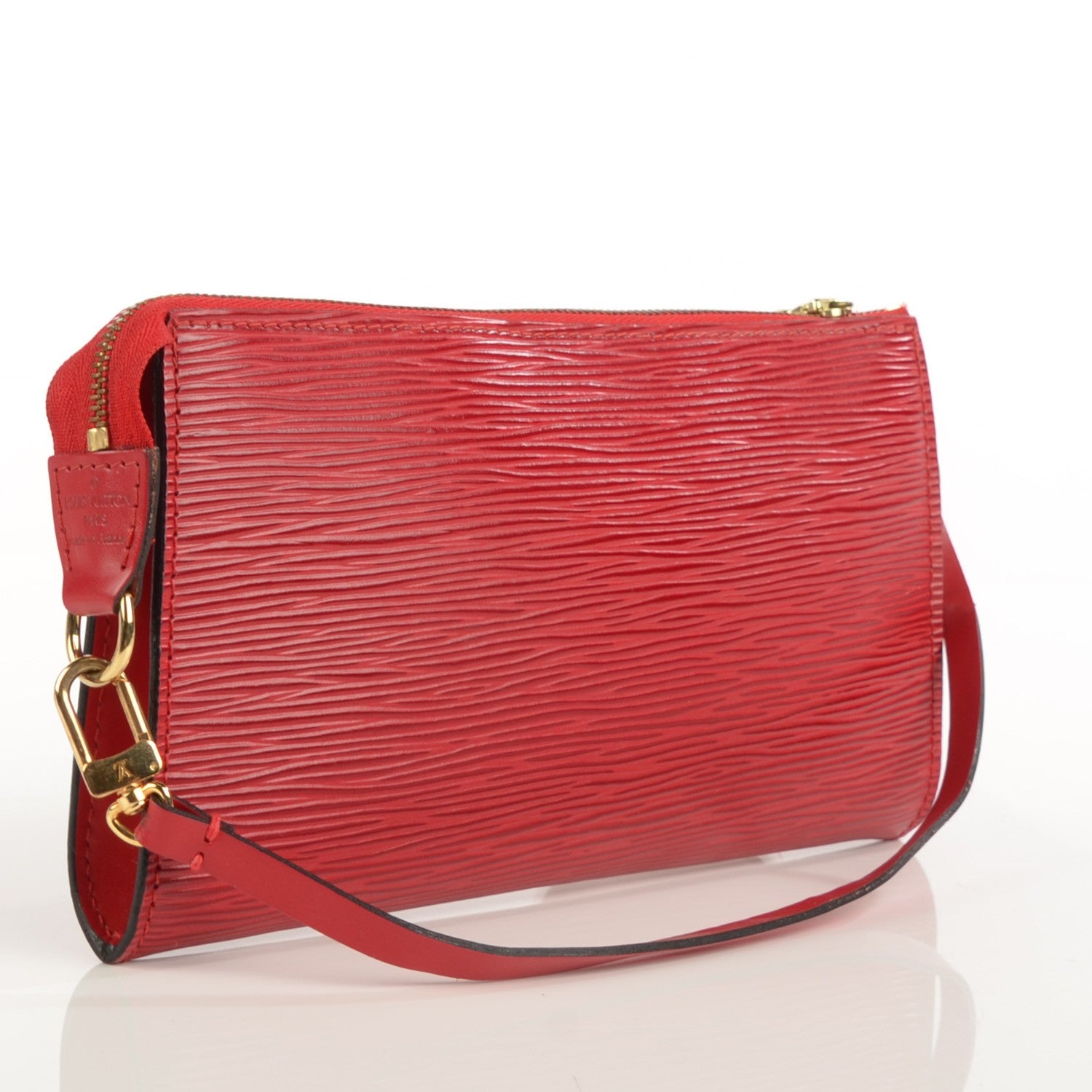 Louis Vuitton Epi Pochette Accessories 21 Rouge 3 of 7