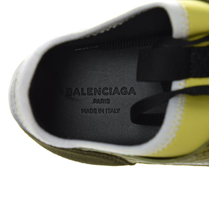 Balenciaga Calfskin Race Runner Sneakers 39 Neon Black 6 of 7