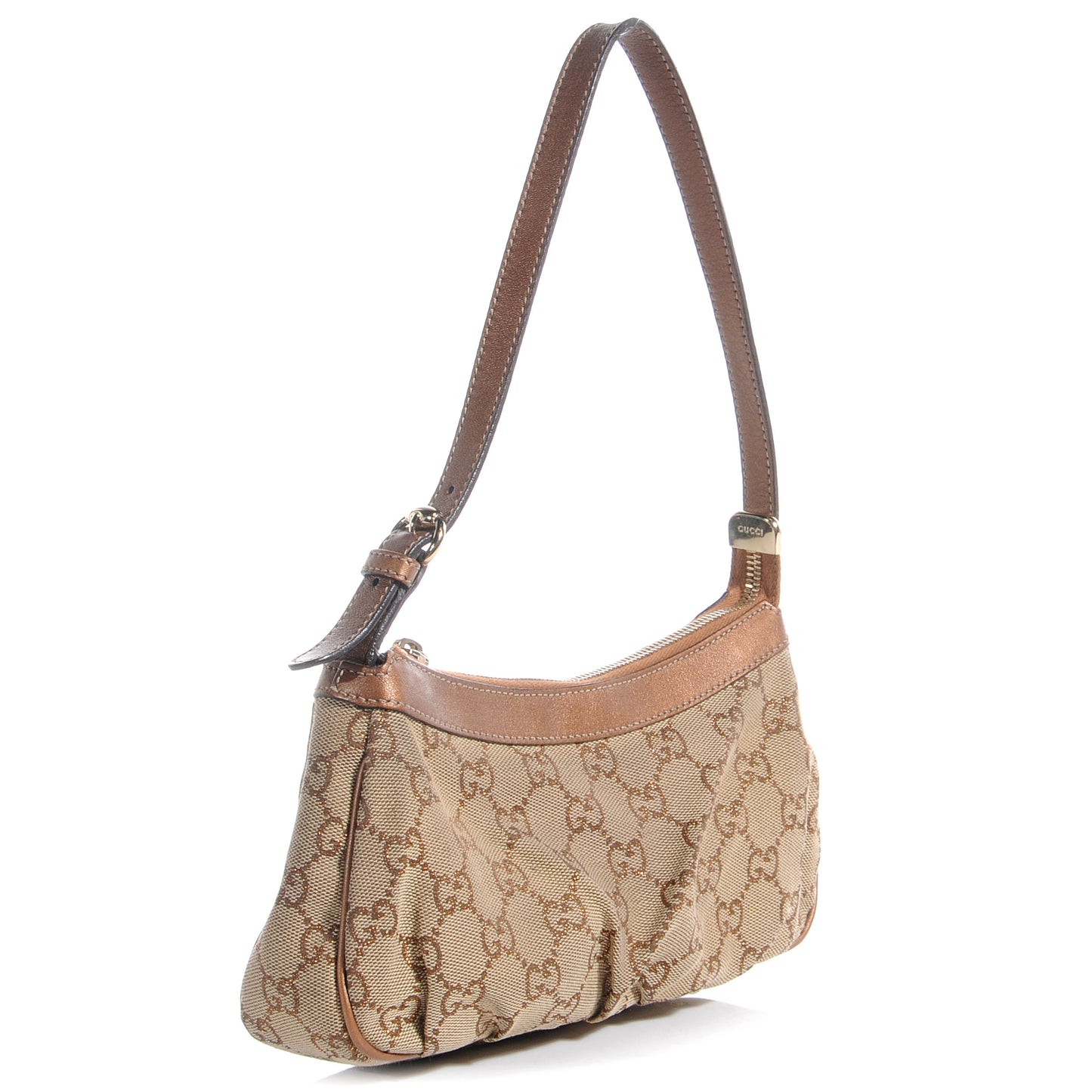 Monogram Heart GG Charm Pochette Bronze