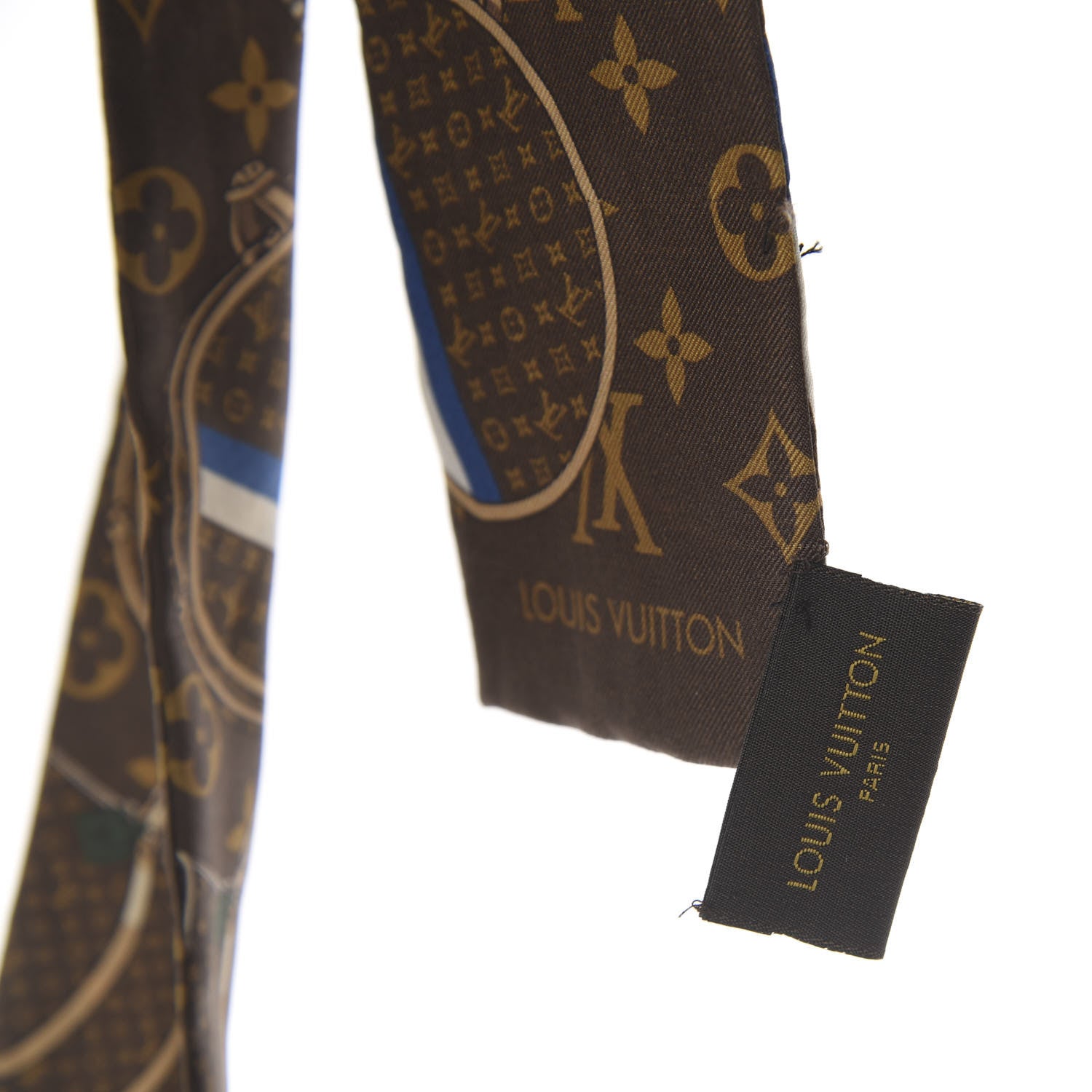 Louis Vuitton Silk Monogram Trunks Bandeau 2 of 2