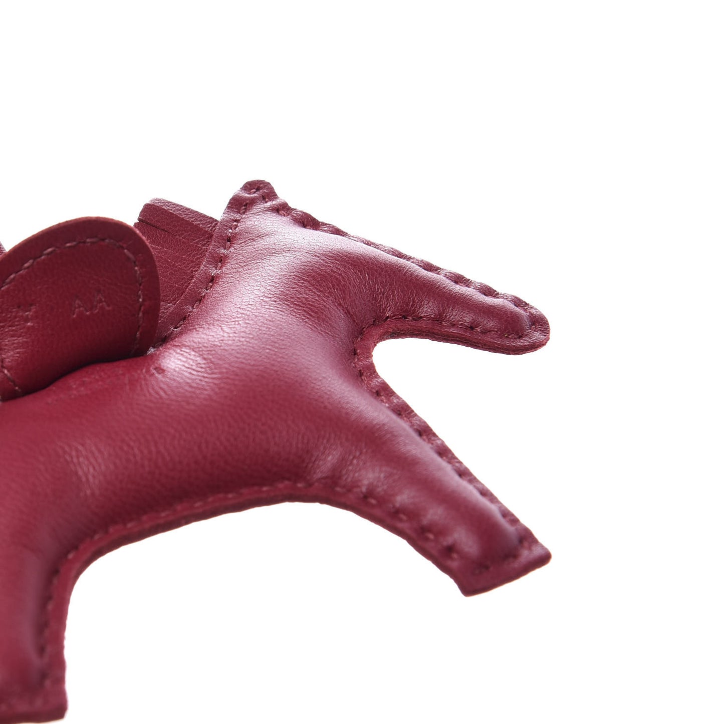 Milo Lambskin Grigri Rodeo Horse Bag Charm PM Rubis