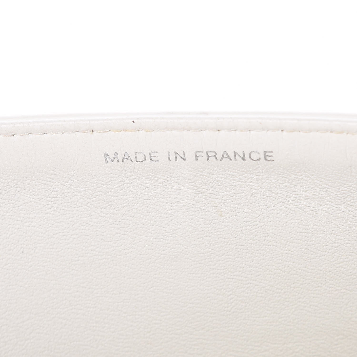 Chanel Lambskin Quilted Medium Double Flap White 8 of 16