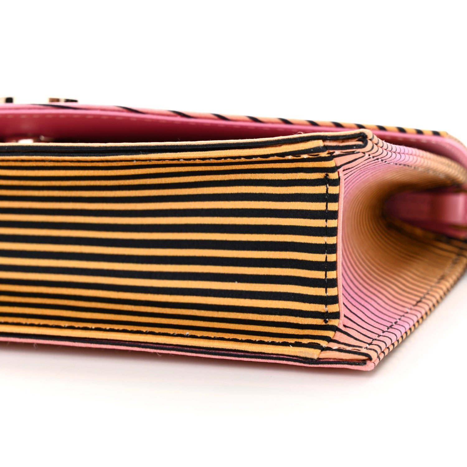 Christian Louboutin Metallic Nappa Laminated Loubi54 Crossbody Clutch Multicolor Gold 9 of 10
