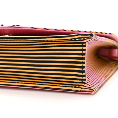 Christian Louboutin Metallic Nappa Laminated Loubi54 Crossbody Clutch Multicolor Gold 9 of 10