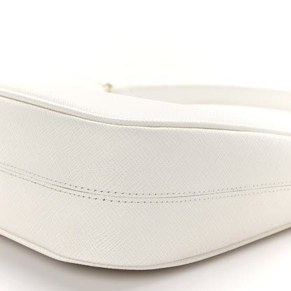 Prada Saffiano Lux Mini Re-Edition Shoulder Bag White 7 of 8