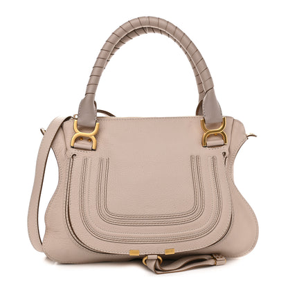 Chloe Calfskin Medium Marcie Satchel Powder Beige 1 of 12
