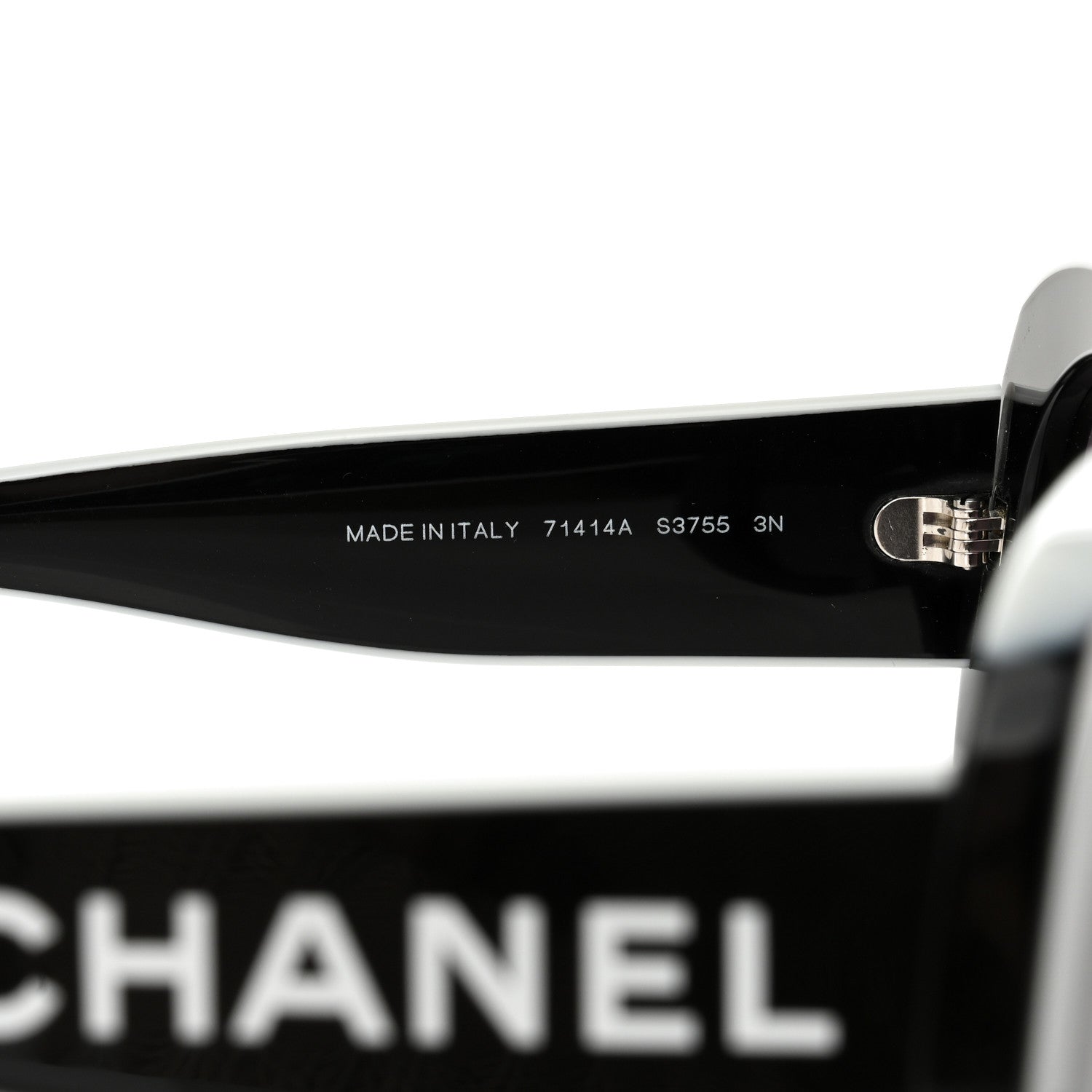 Chanel Acetate Sunglasses 71414A Black 5 of 8