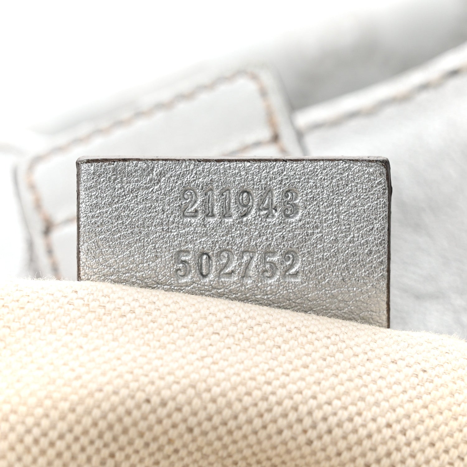 Gucci Guccissima Large Sukey Tote Silver 7 of 16