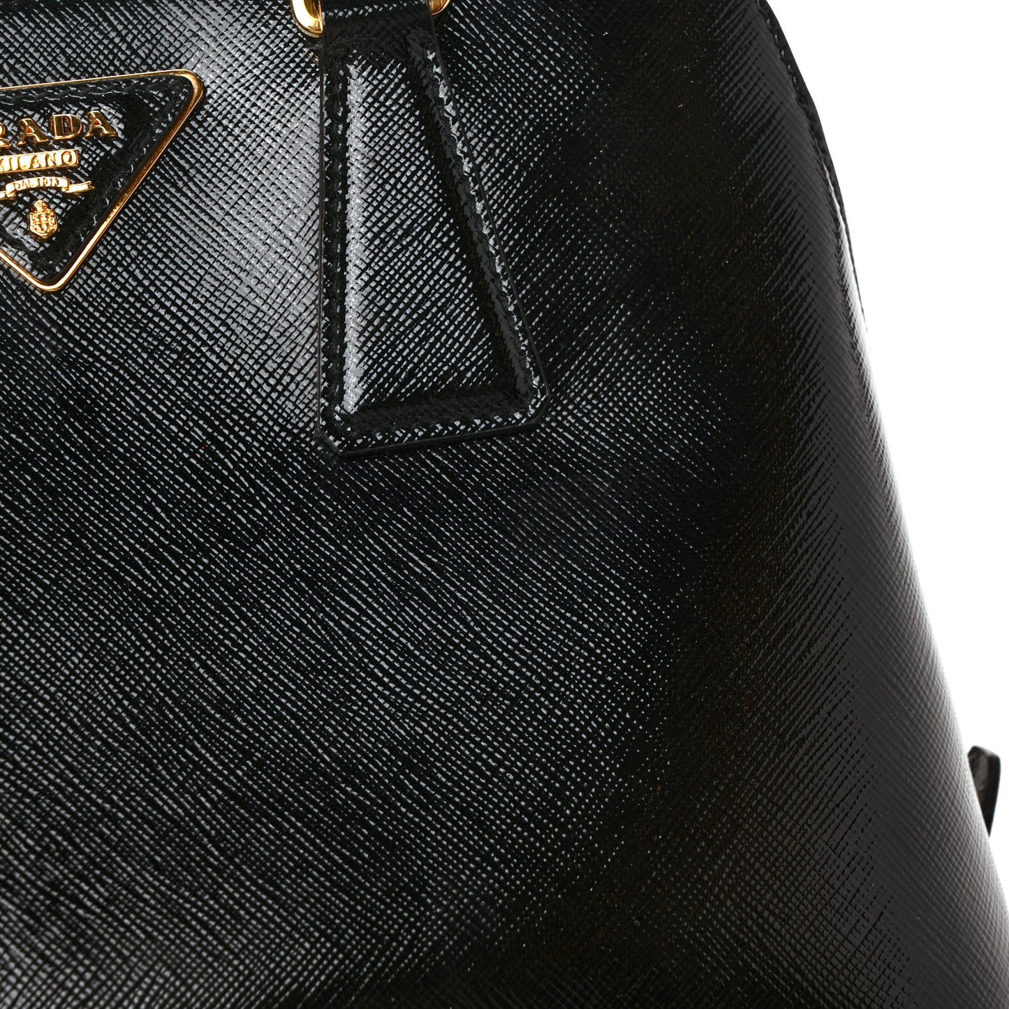 Saffiano Vernice Small Promenade Tote Black