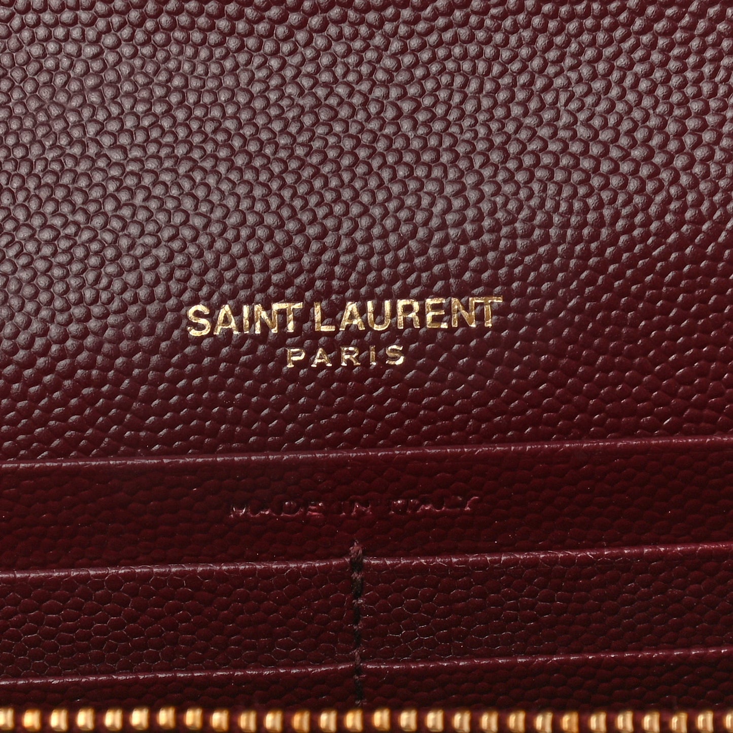 Grain De Poudre Matelasse Chevron Monogram Flap Wallet Rouge Legion