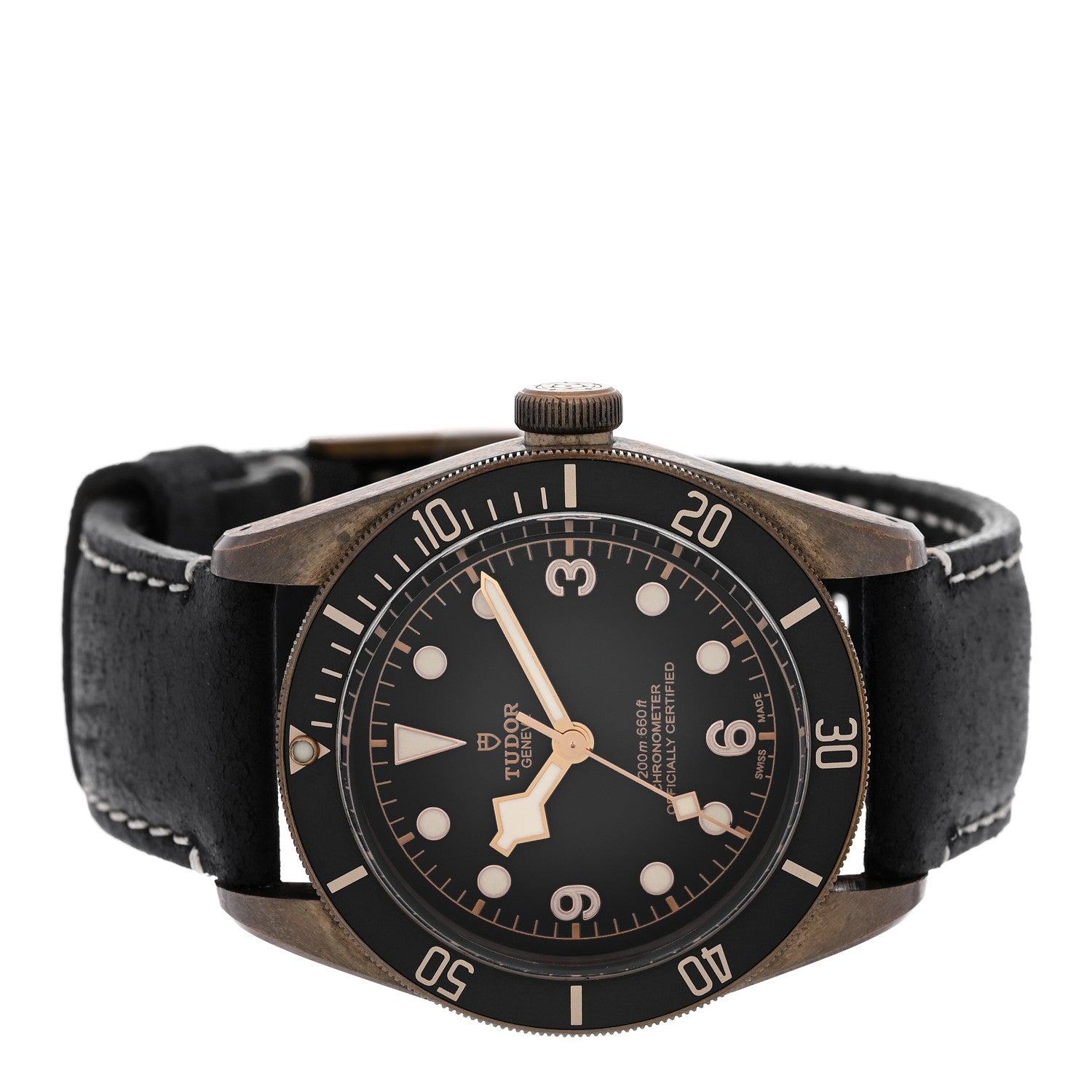 TUDOR Bronze Calfskin 43mm Black Bay Automatic Watch Slate 79250BA 2 of 5