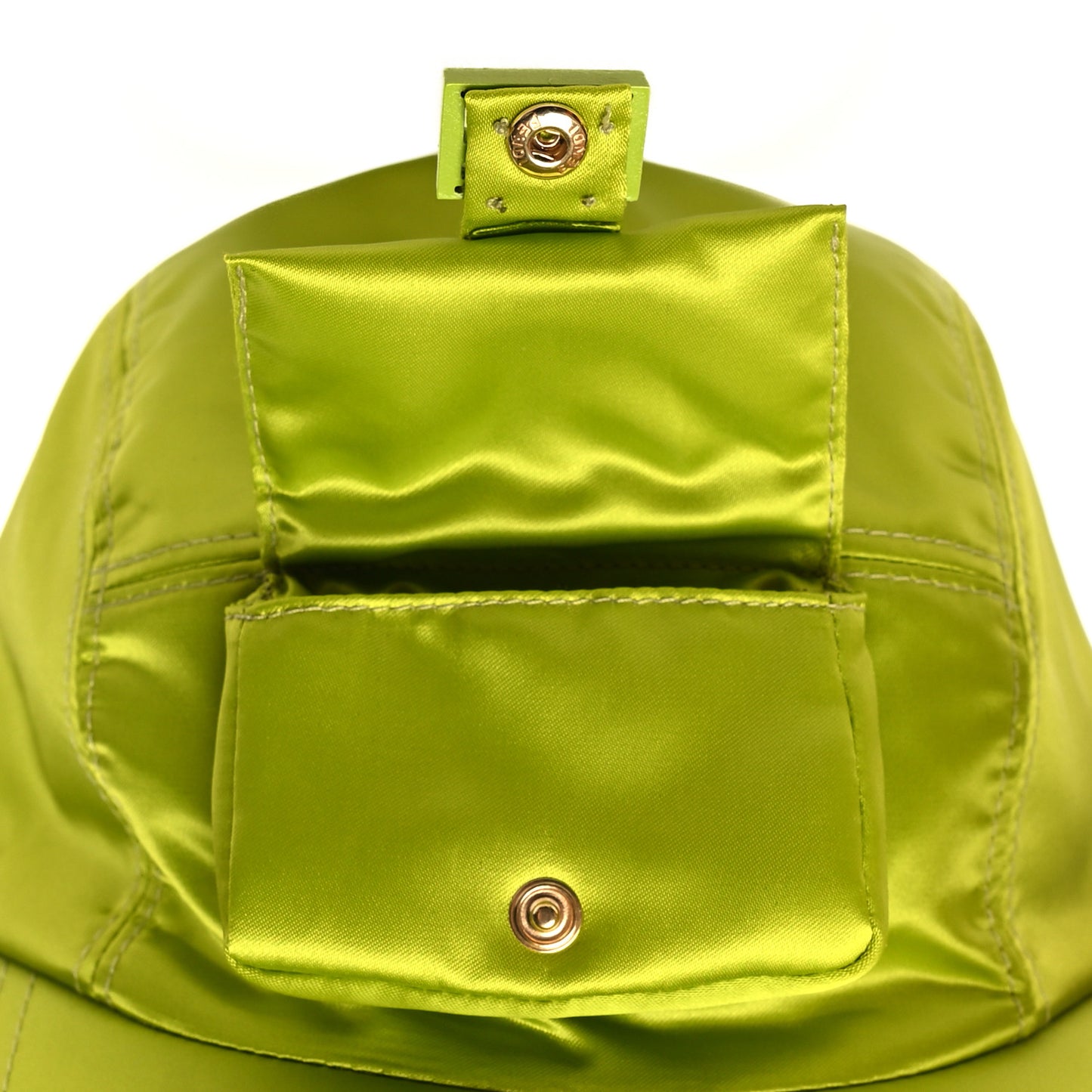 Nylon Cotton Baguette Pocket Baseball Hat Wasabi